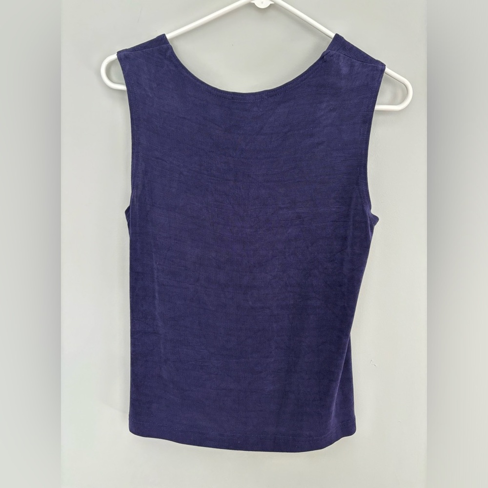 Vintage purple metallic tank.